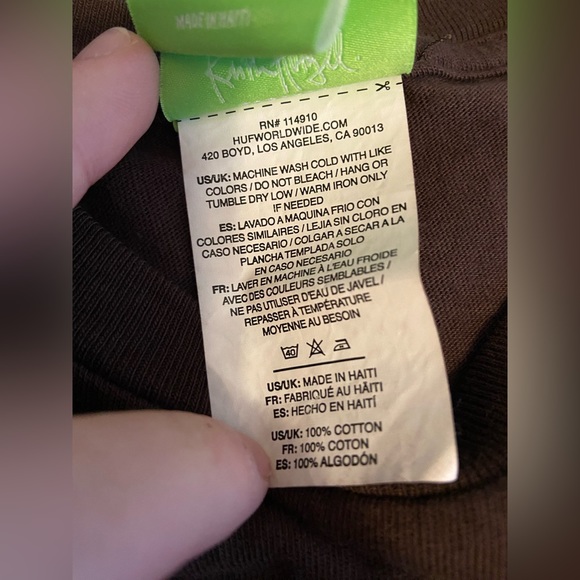 Huf City Mens t shirt - Picture 5 of 7